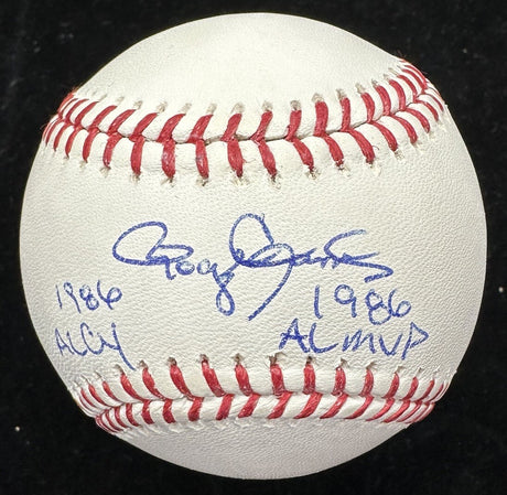 Roger Clemens 1986 AL MVP/CY Signed Baseball Tristar 