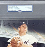 Mickey Mantle Signed 8x10 Photo JSA PSA/DNA Encapsulated