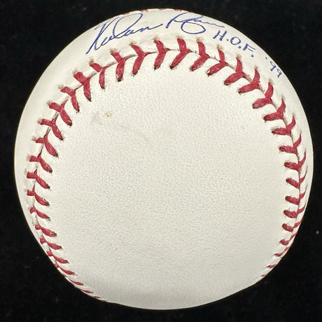 Nolan Ryan HOF 99 Signed Baseball Ryan Foundation Holo 