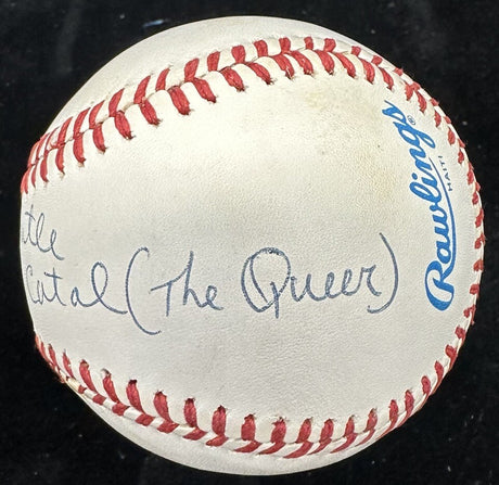 Mickey Mantle  3’s Tom Catal (The Que*r) Signed Baseball JSA LOA