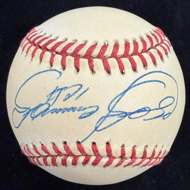 Sammy Sosa Early Career Signed Baseball JSA