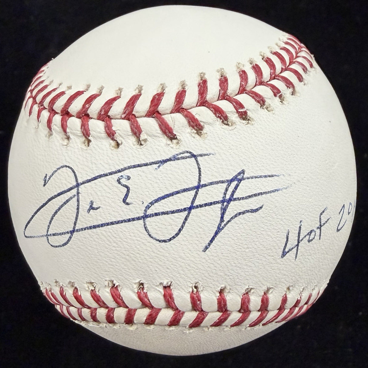 Frank E. Thomas Jr. HOF 2014 Signed “Full” Signature Signed Baseball JSA