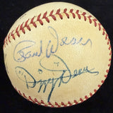 Dizzy Dean Paul Dean Dual Signed ONL Giles Baseball JSA LOA