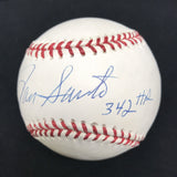 Ron Santo 342 HR Signed Baseball Schwartz Sports 