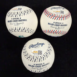 Alex Rodriguez Signed Mariners, Rangers, Yankees Team Stitch Baseball Set JSA