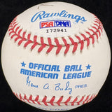 Morgan H. Vaux AVG Signed Baseball Flying Tigers PSA/DNA