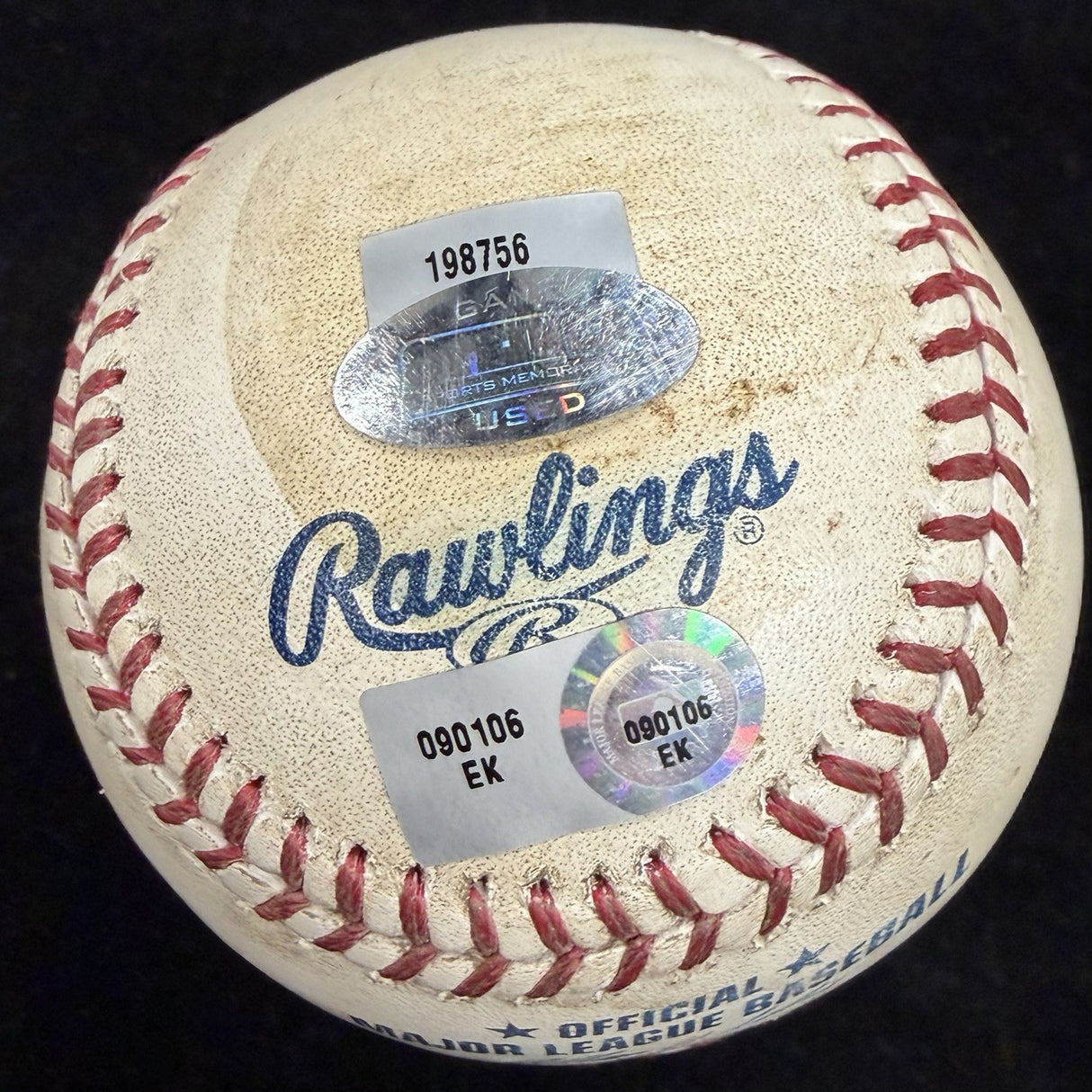 Derek Jeter Signed Game Used Baseball MLB Holo