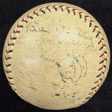 Babe Ruth Lou Gehrig Signed 1930 Yankees Braves Signed Baseball JSA LOA