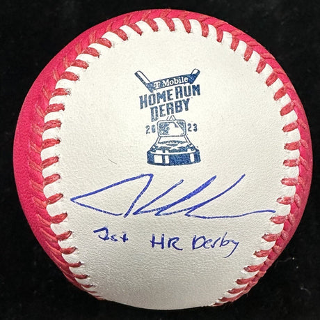 Adley Rustchman 1st HR Derby Signed 2023 Home Run Derby Logo Baseball Fanatics