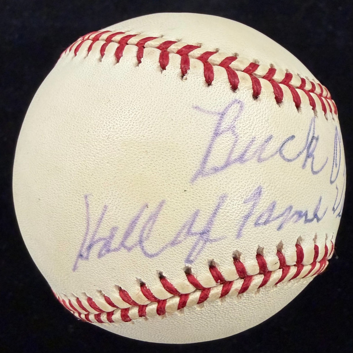 Buck O’Neil Hall of Fame Veterans Comm Signed Baseball JSA
