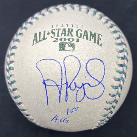 Albert Pujols 1st ASG Signed 2001 All Star Game Logo Baseball BAS Witness