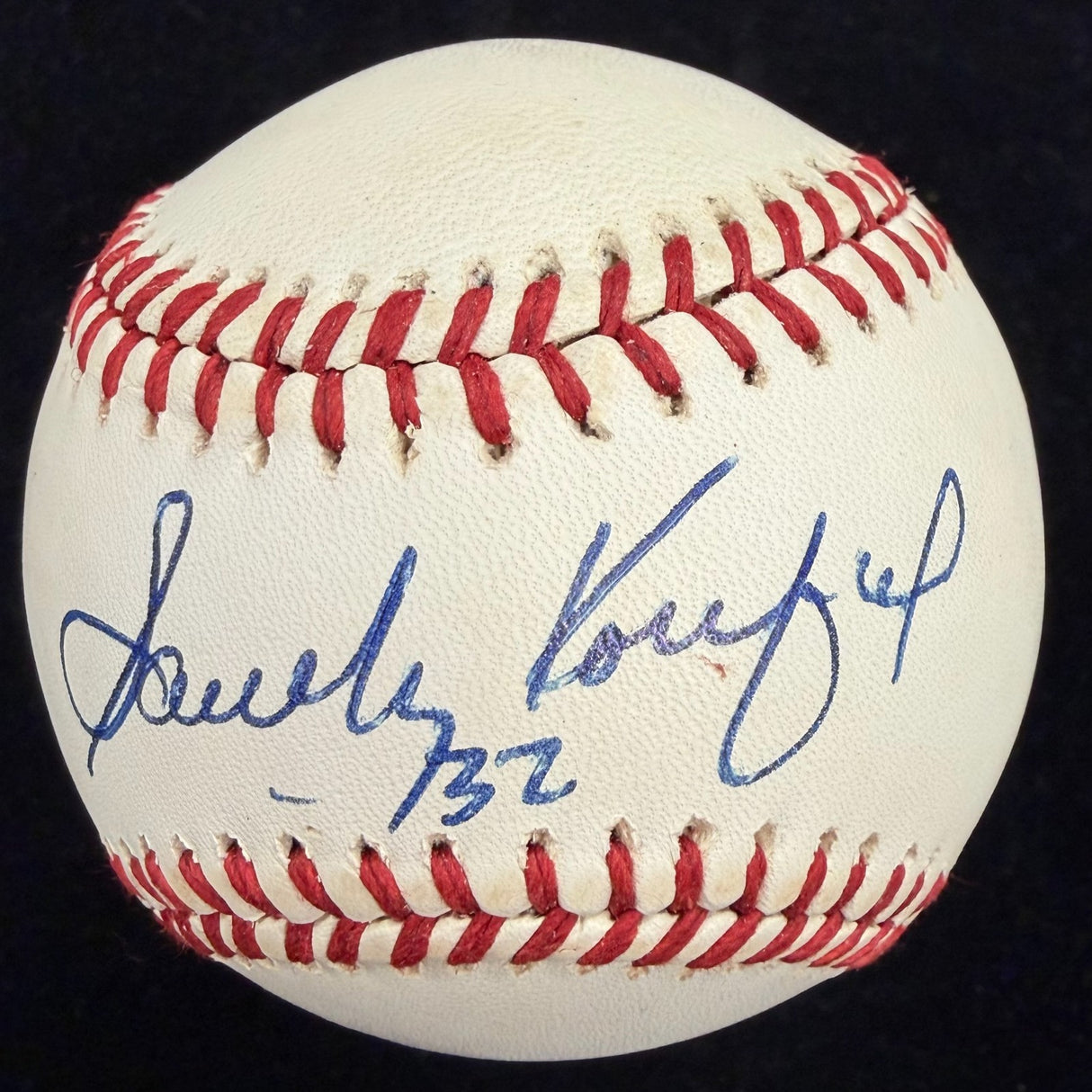 Sandy Koufax 32 Signed Baseball PSA/DNA LOA
