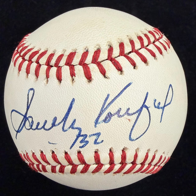 Sandy Koufax 32 Signed Baseball PSA/DNA LOA