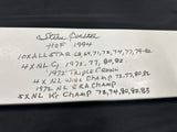 Steve Carlton Stats Signed Authentic Schutt Cardinals Pitching Rubber JSA