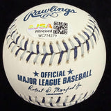 Alex Rodriguez 1993 #1 Draft Pick Signed Mariners Team Stitch Logo Baseball JSA 
