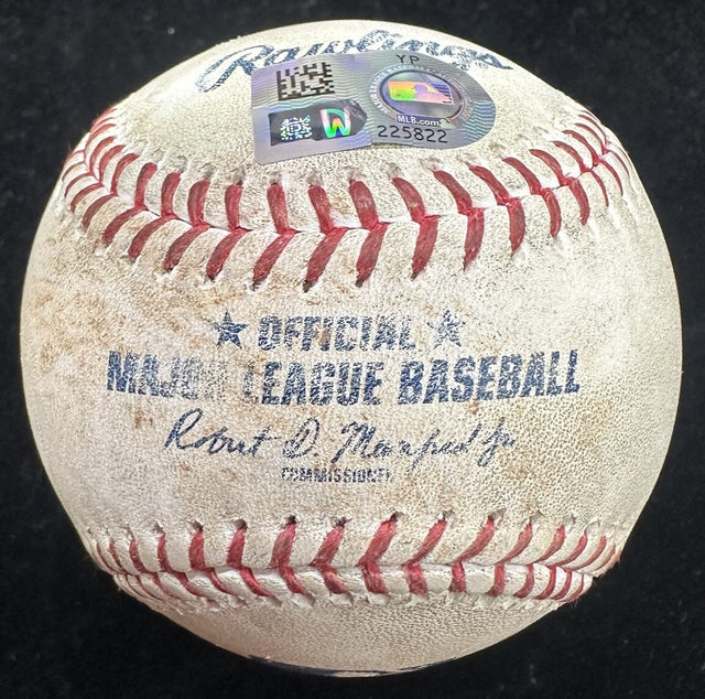 Gerrit Cole Game Used 2023 Cy Young Season Strikeout Baseball MLB Holo