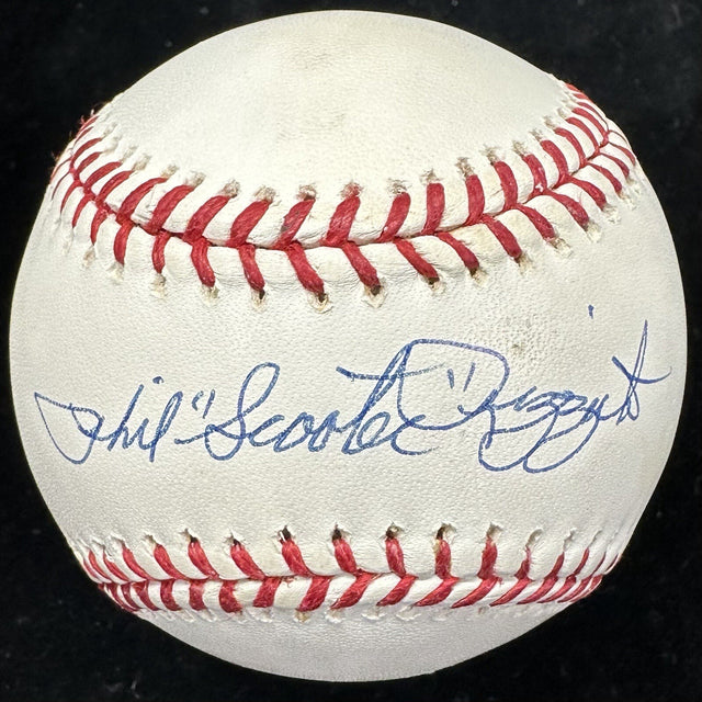 Phil Rizzuto Scooter Signed Baseball JSA