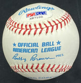 Enos Slaughter Mad Dash 10-15-46 Signed Baseball PSA/DNA