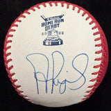 Albert Pujols Signed 2022 Home Run Derby Logo Baseball Beckett Witness