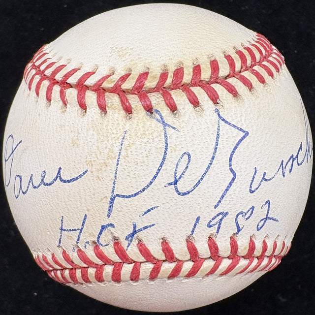Dave DeBusschere Basketball HOF 82 Signed Baseball JSA