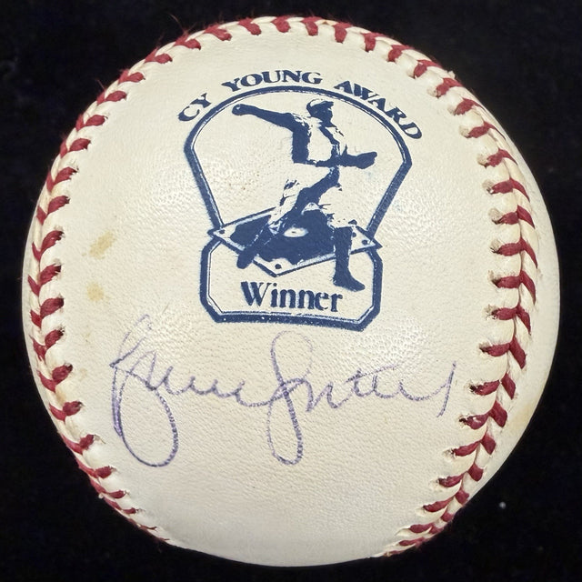 Bruce Sutter Signed Cy Young Logo Baseball Tristar 