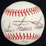 Minnie Minoso Full Name #9 Signed Baseball JSA