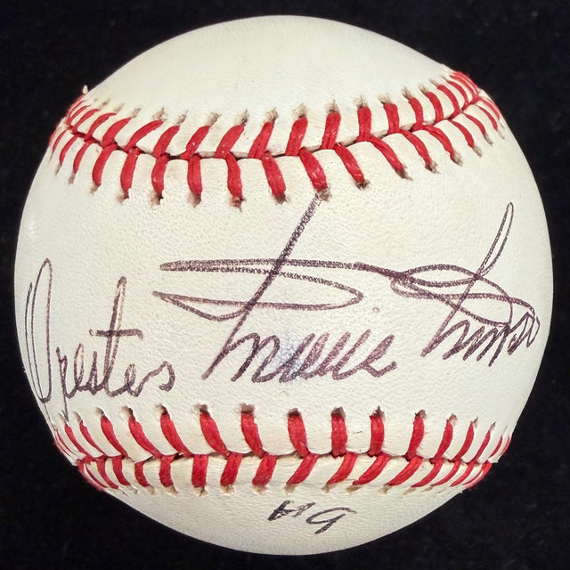 Minnie Minoso Full Name #9 Signed Baseball JSA