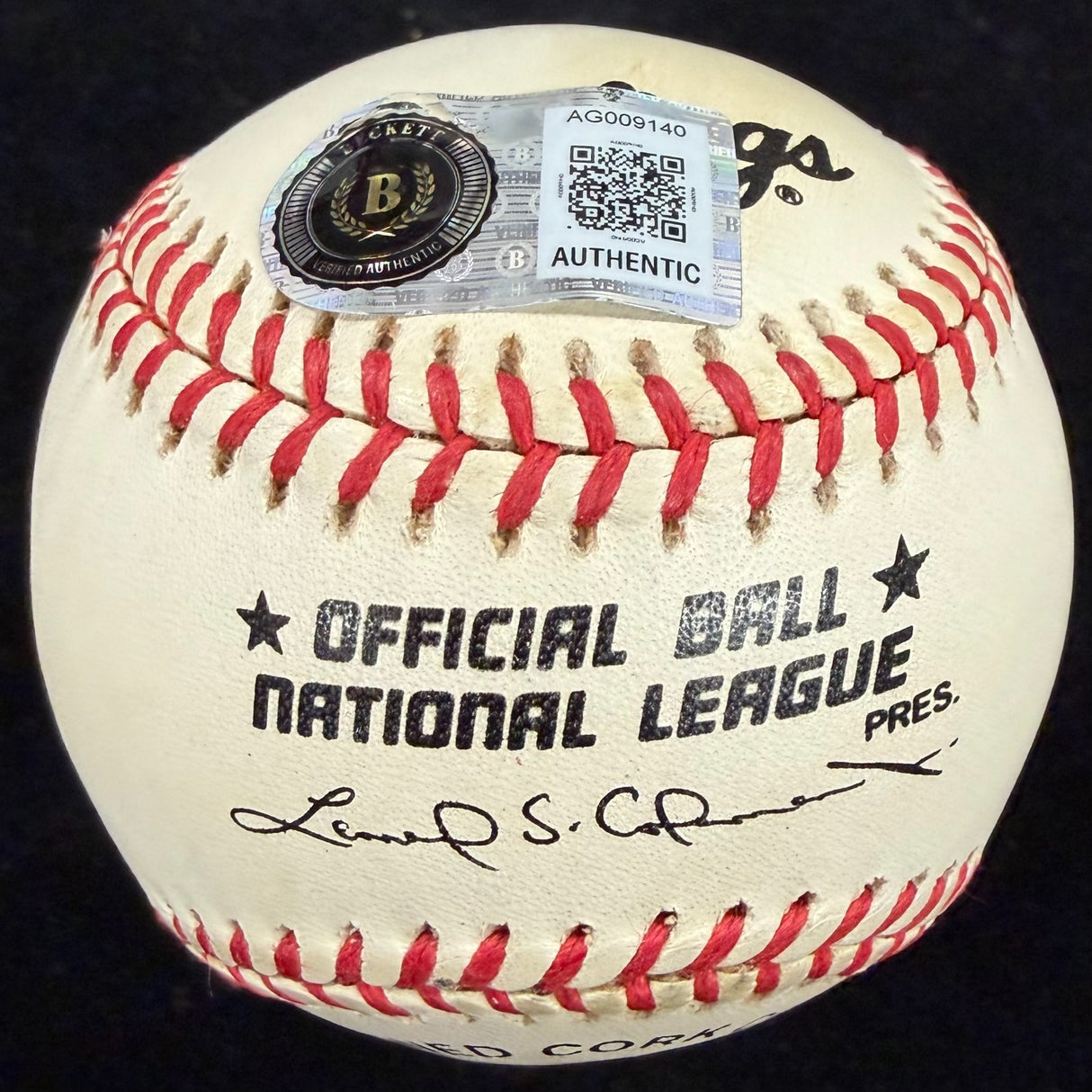 Vin Scully Signed Baseball Beckett Hologram