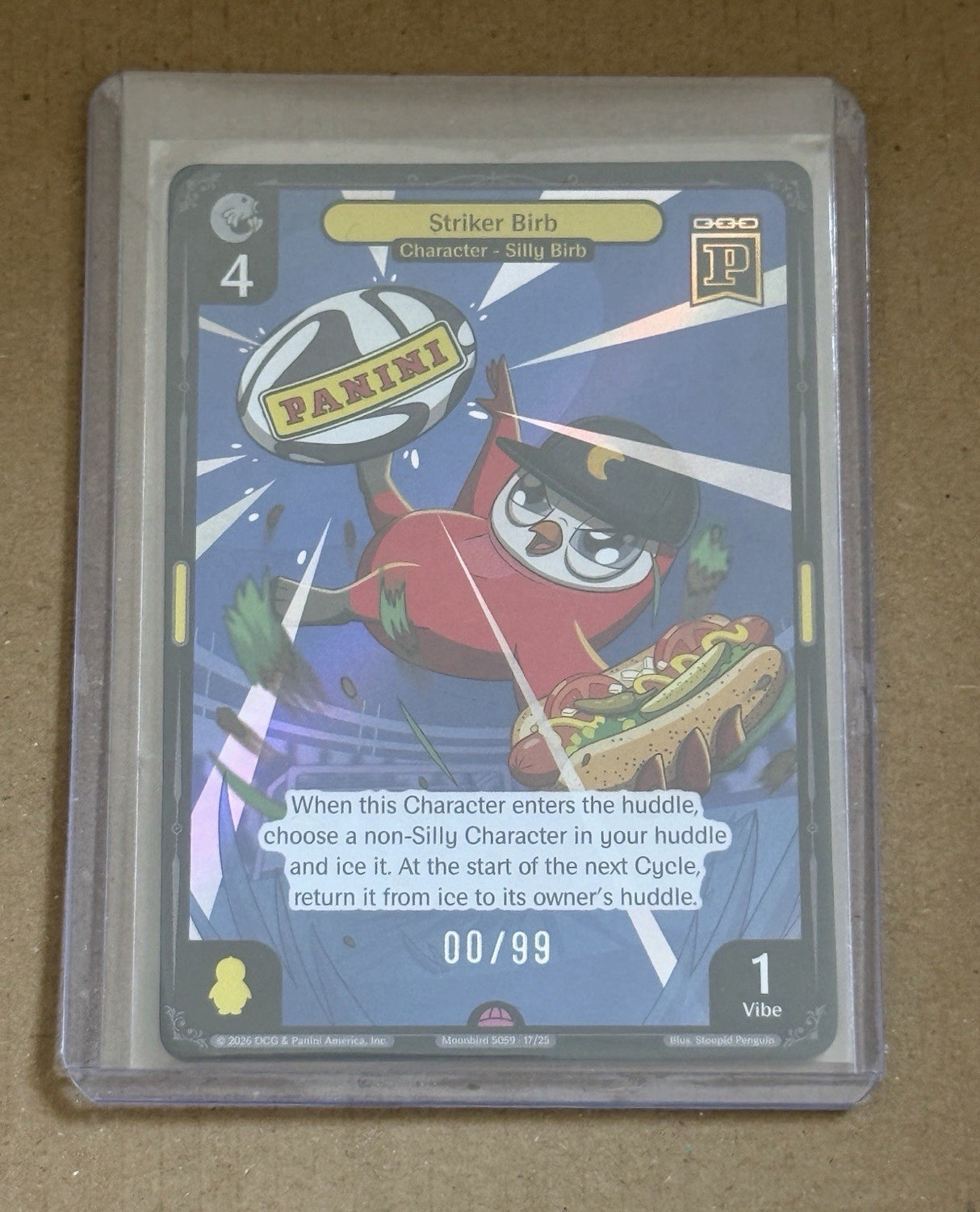 Vibes TCG 2026 National NSCC Promo Striker Birb Card Panini ERROR CARD? 00/99