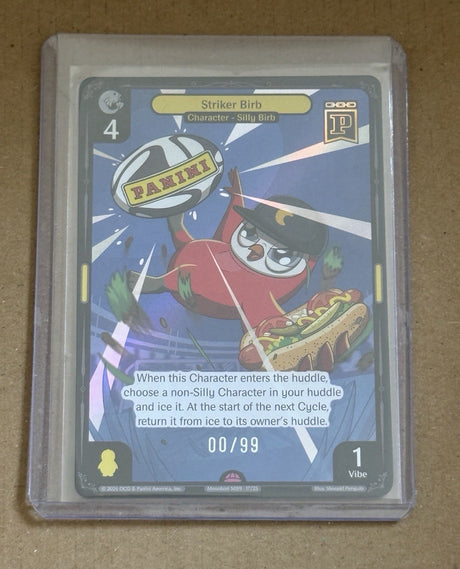 Vibes TCG 2026 National NSCC Promo Striker Birb Card Panini ERROR CARD? 00/99