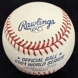 George W. Bush Signed 2001 World Series Ceremonial Signed Logo Baseball PSA/DNA 