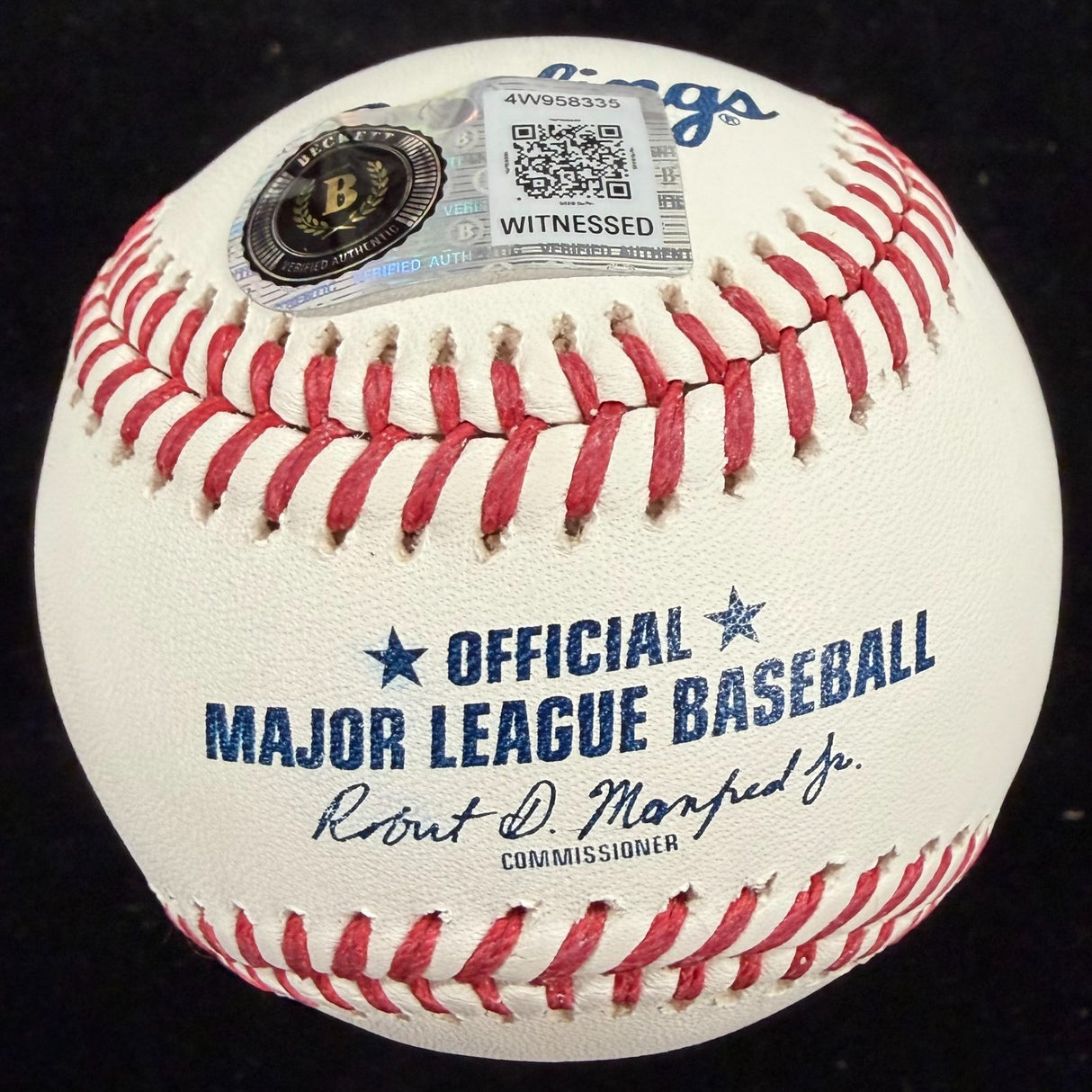 Andre Nolan Dawson Hall of Fame 2010 Signed Baseball Beckett Witness Holo