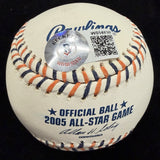Albert Pujols Signed 2005 All Star Game Logo Baseball Beckett Witness Holo Only