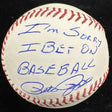 Pete Rose I’m Sorry I Bet On Baseball Signed Baseball JSA