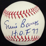 Ernie Banks HOF 77 Signed Baseball PSA/DNA LOA
