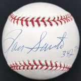 Ron Santo 342 HR Signed Baseball Schwartz Sports 