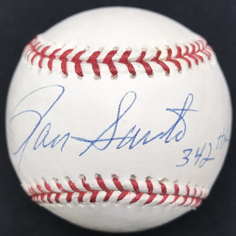 Ron Santo 342 HR Signed Baseball Schwartz Sports 