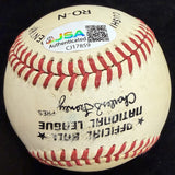 Barry & Bobby Bonds Dual Signed ONL Feeney Baseball JSA