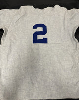 Leo Durocher Signed Brooklyn Dodgers Powers Jersey JSA LOA