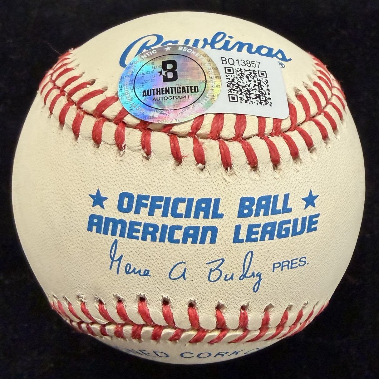 Phil Rizzuto NY Yankees 1941-1956 Holy Cow Signed Baseball JSA