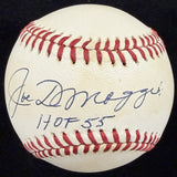 Joe DiMaggio HOF 55 Signed Baseball JSA LOA