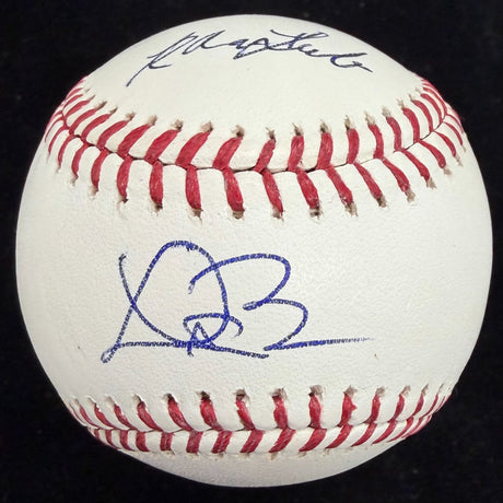 Trevor Bauer Rachel Luba Signed Baseball JSA