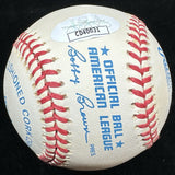 Rollie Fingers 341 Saves Signed Baseball JSA