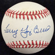 Larry Yogi Berra Nickname Signed Baseball JSA