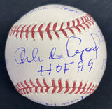 Orlando Cepeda HOF 99 MVP 7 Inscription Stat Signed Baseball JSA Giants