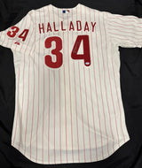 Roy Halladay Signed Authentic Majestic Philadelphia Phillies Jersey PSA/DNA 