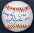 Larry Yogi Berra NY Yankees 46-63 Signed Baseball JSA LOA