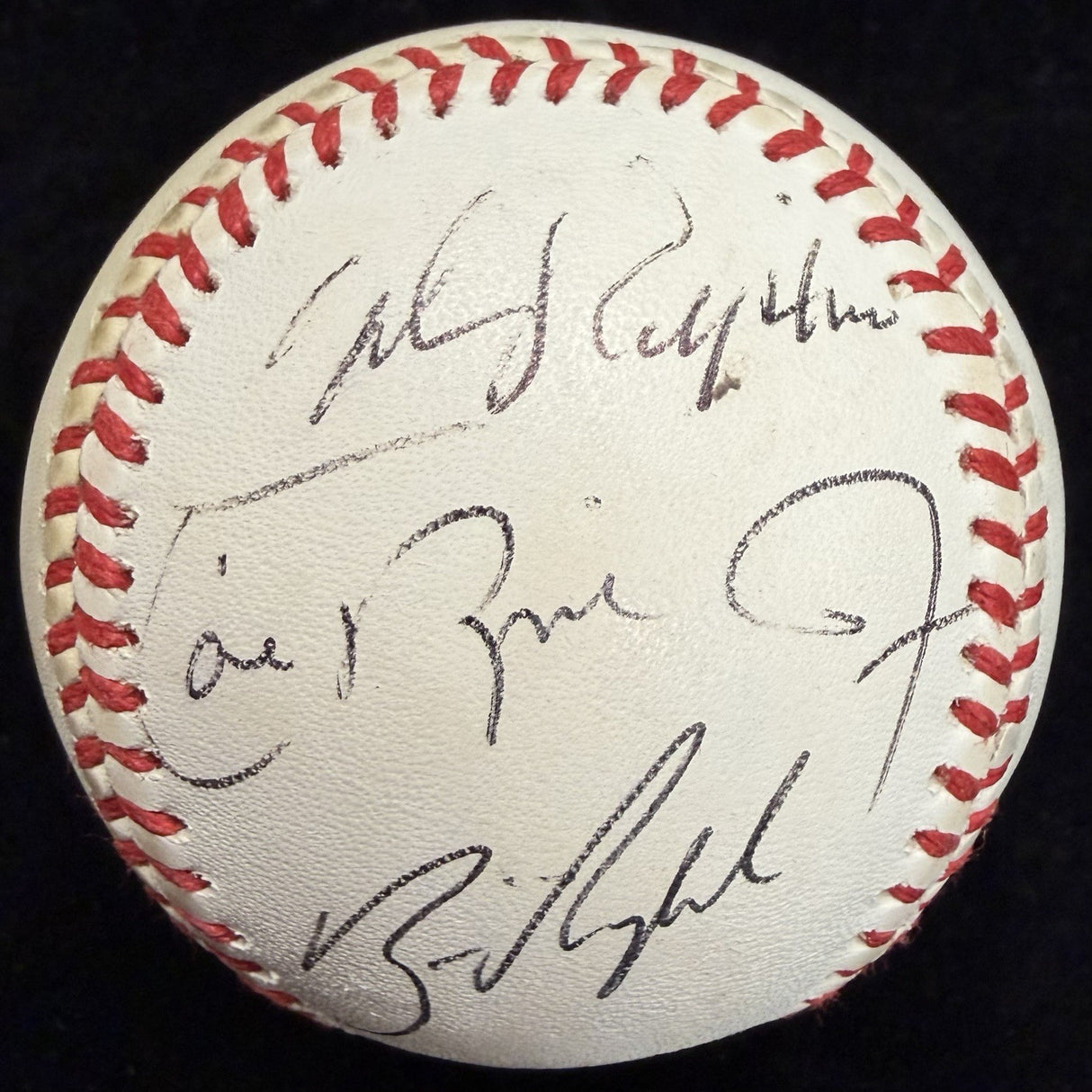 Cal Ripken Sr. Cal Ripken Jr. Billy Ripken Signed Baseball JSA