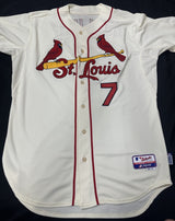 Matt Holliday Authentic Cardinals Majestic Home Alternate Jersey Unsigned 