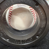 Lou Brock 62 Polo Ground HR - 1/4 Signed Baseball Encapsulated BAS JSA Witness 
